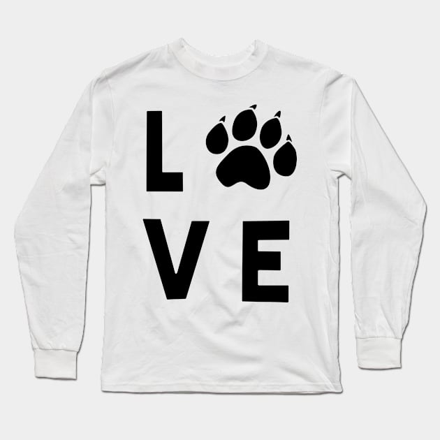 Love Dogs Long Sleeve T-Shirt by SillyShirts